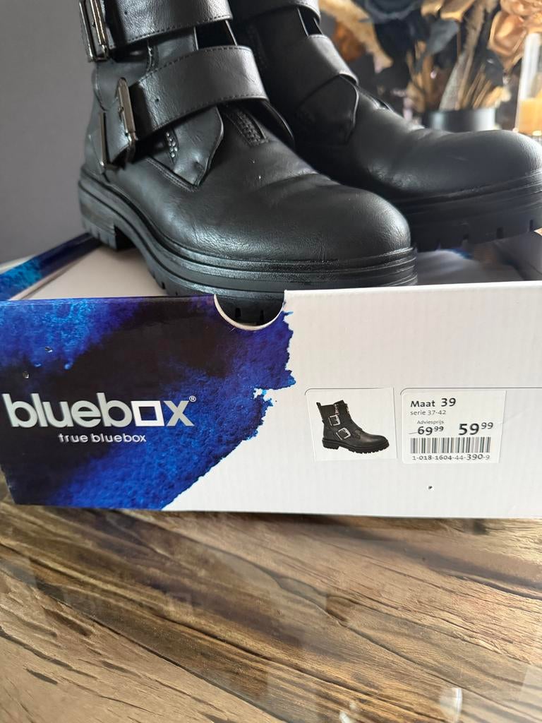 Blue Box laarsjes, maat 39, in nieuwe staat, Ophalen of Verzenden, Zo goed als nieuw, Zwart, Lage of Enkellaarzen