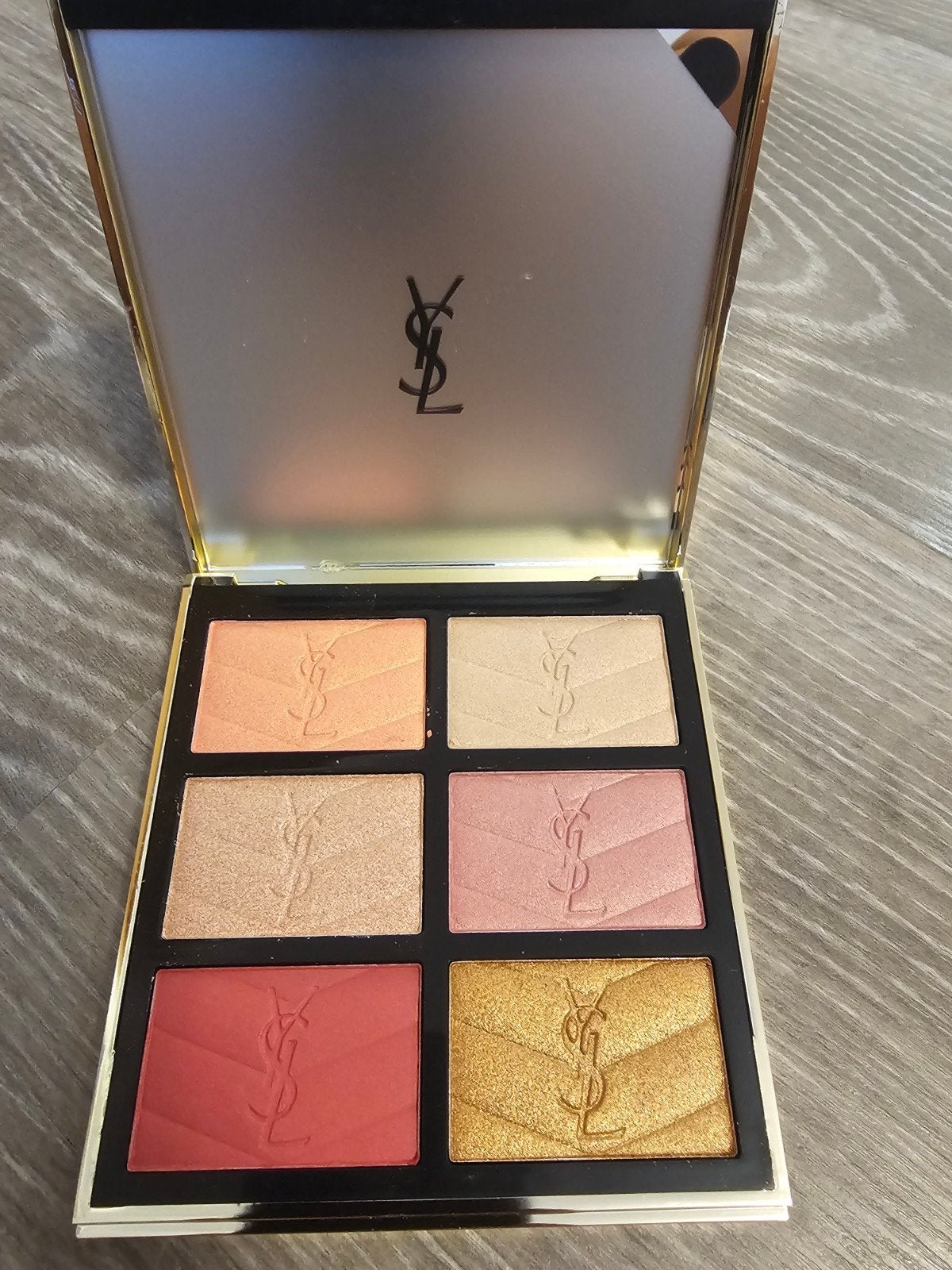 YSL Couture Face Palette Golden Oasis Blush & Highlighter, Ophalen of Verzenden, Nieuw, Make-up