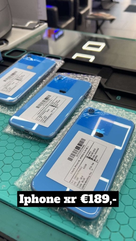 APPLE IPHONE XR 64GB BLACK BLUE, Niet ingevuld, Niet ingevuld, Ophalen of Verzenden, Zo goed als nieuw
