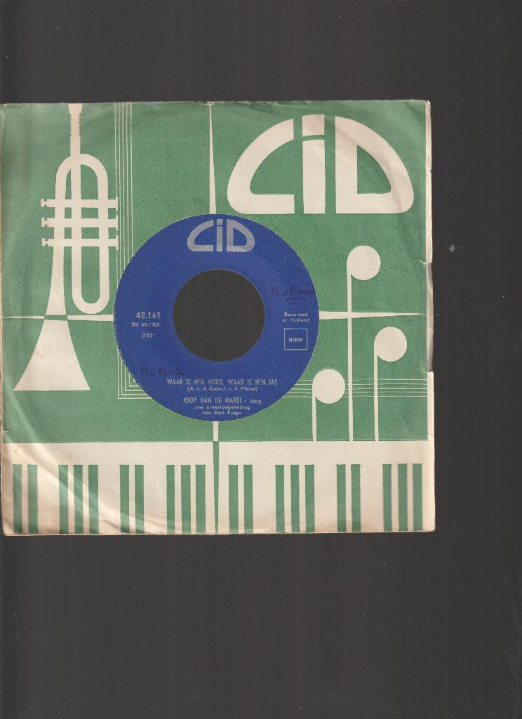 JOOP VAN DE MAREL -- WAAR IS M'N HOED,  WAAR IS M'N JAS, Verzenden, 7 inch, Single, Zo goed als nieuw