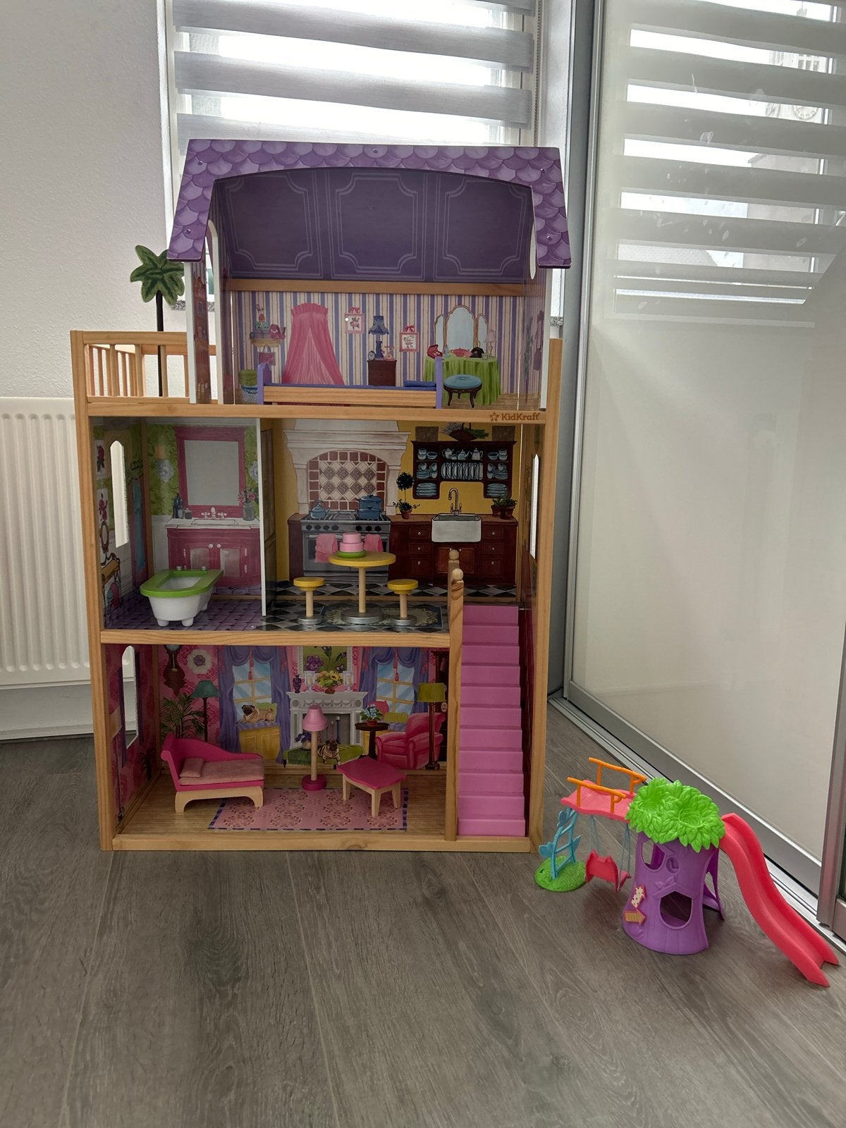 Kidkraft Kayla Poppenhuis - Compleet met Meubels, Ophalen of Verzenden, Zo goed als nieuw, Poppenhuis