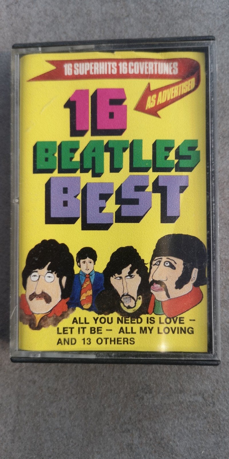 The Beatles - 16 Beatles Best Cassettebandje, Cd's en Dvd's, Cassettebandjes, Gebruikt, 1 bandje, Ophalen of Verzenden, Origineel