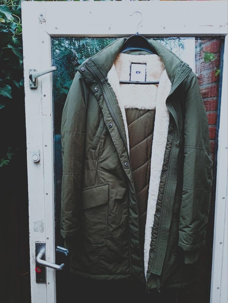 Jas Parka,nieuw,groen met Teddy Voering - Maat M, GAP, Zo goed als nieuw, Groen, Ophalen