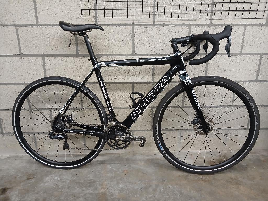 Kuota gravelbike Shimano Di2 maat L/56 + Extra's, Carbon, Nieuw, Meer dan 20 versnellingen, 53 tot 57 cm