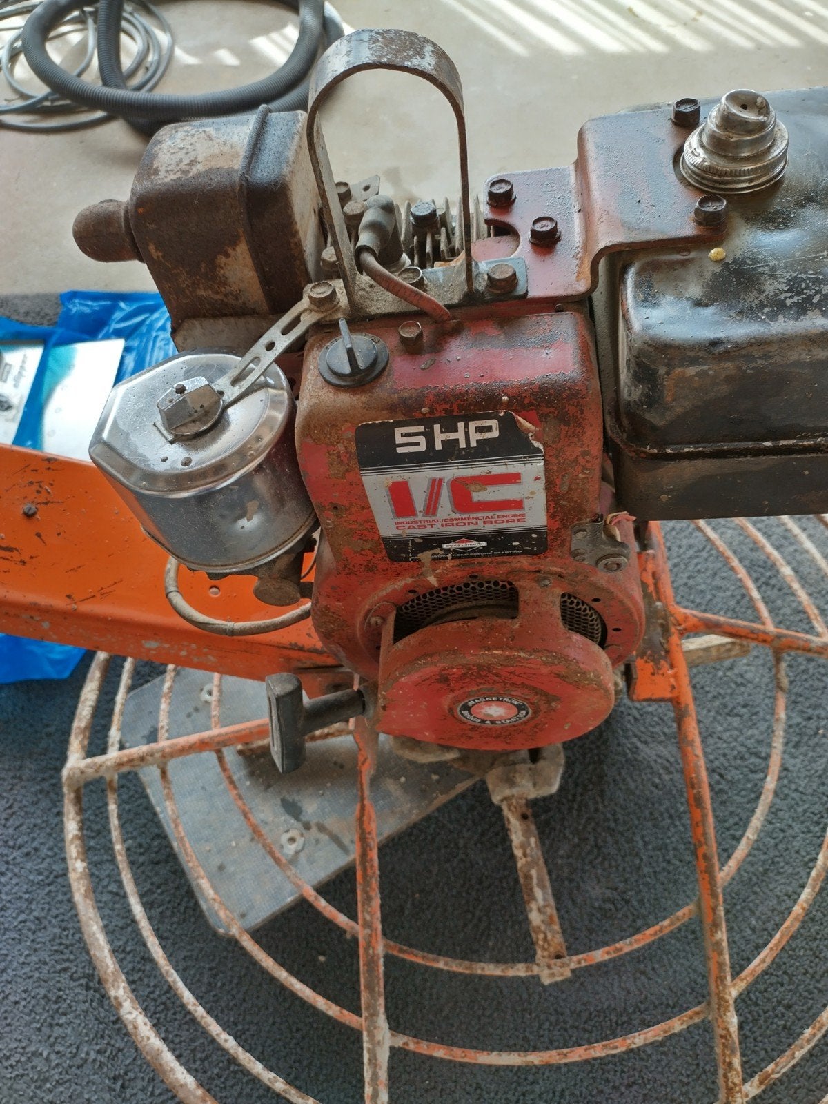 Norton Clipper Vlinderbetonmachine 5HP, Ophalen, Gebruikt