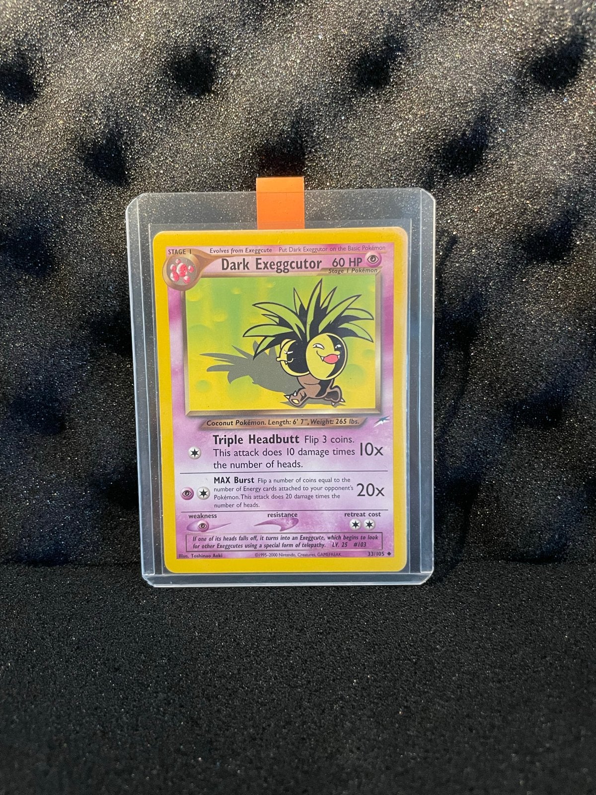 Dark Exeggutor 60 HP Pokémon kaart, Ophalen of Verzenden, Zo goed als nieuw, Losse kaart