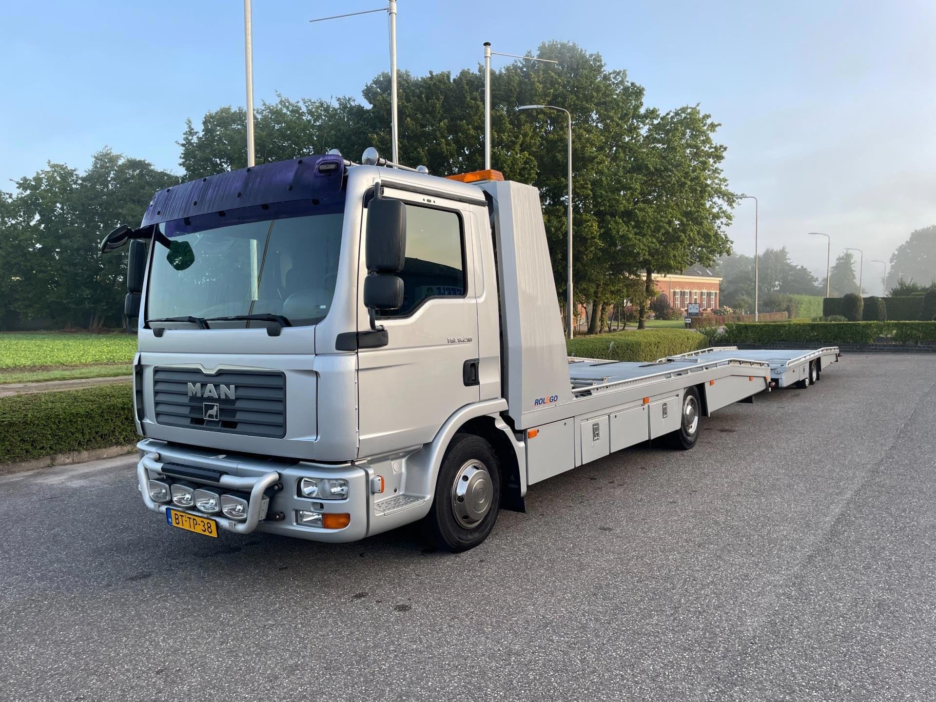 MAN TGL 8.210 AUTOTRANSPORTER COMBINATIE, Auto's, Automaat, Achterwielaandrijving, MAN, Origineel Nederlands