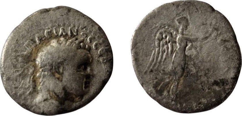 Drachme 79-81, Romeinse Rijk, Cappadocië, Titus, Verzenden, Midden-Oosten, Losse munt, Zilver