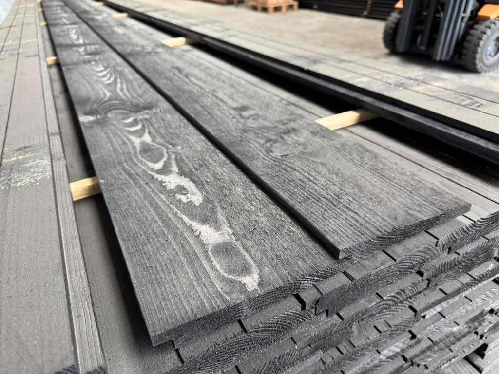 Restpartij 66 Zweeds Rabat planken | 500 cm | 12-26 mm, Ophalen, Zo goed als nieuw, 250 cm of meer, Planken