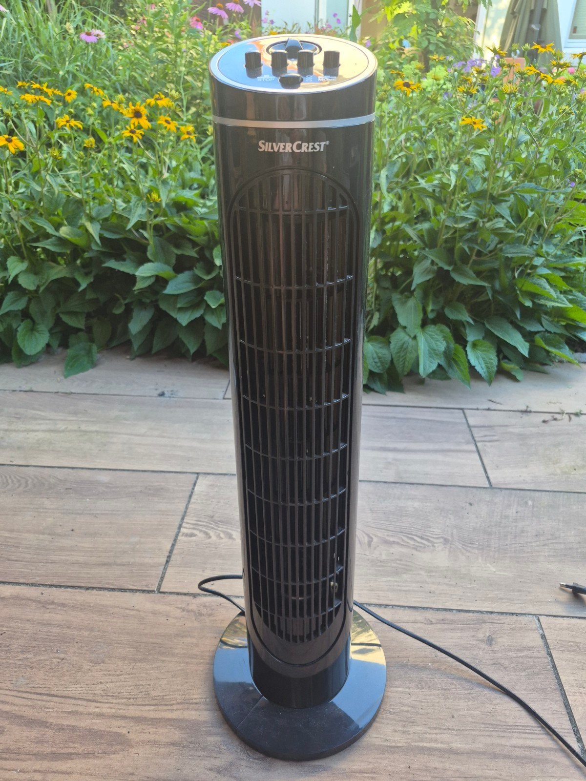 Silvercrest Torenventilator - Zwart, krachtig en stil, Ophalen, Gebruikt, Torenventilator