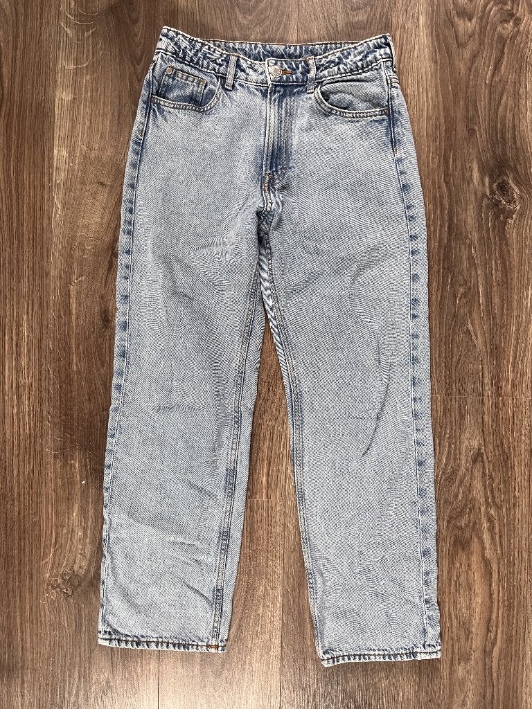 Jeans jongens lichtblauw en lichtgrijs - maat 158, Kinderen en Baby's, Kinderkleding | Maat 158, Broek, Gebruikt, H&M, Ophalen of Verzenden