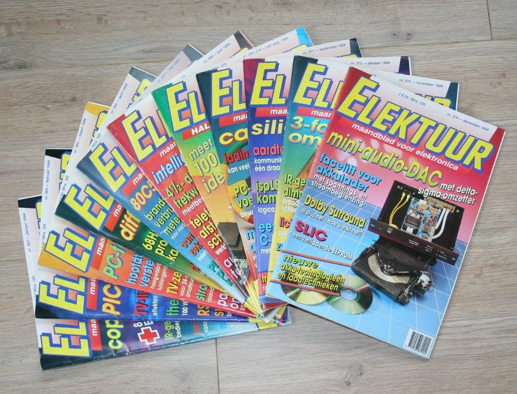 Elektuur 1994 (11 stuks) - Compleet!, Boeken, Tijdschriften en Kranten, Ophalen of Verzenden, Gelezen, Overige typen