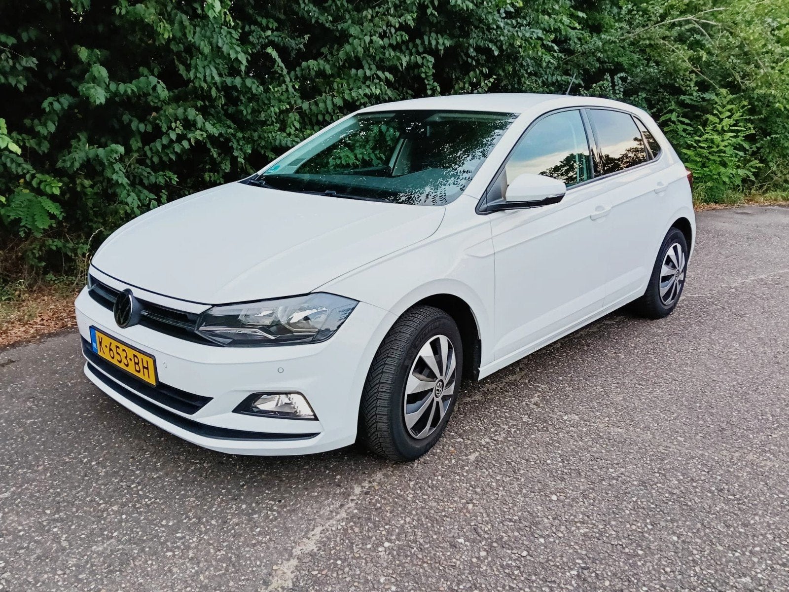 Volkswagen Polo1.0 TSI business 95pk 7-DSG automaat 2020 Wit, Auto's, Volkswagen, 95 pk, 1096 kg, Origineel Nederlands, Particulier