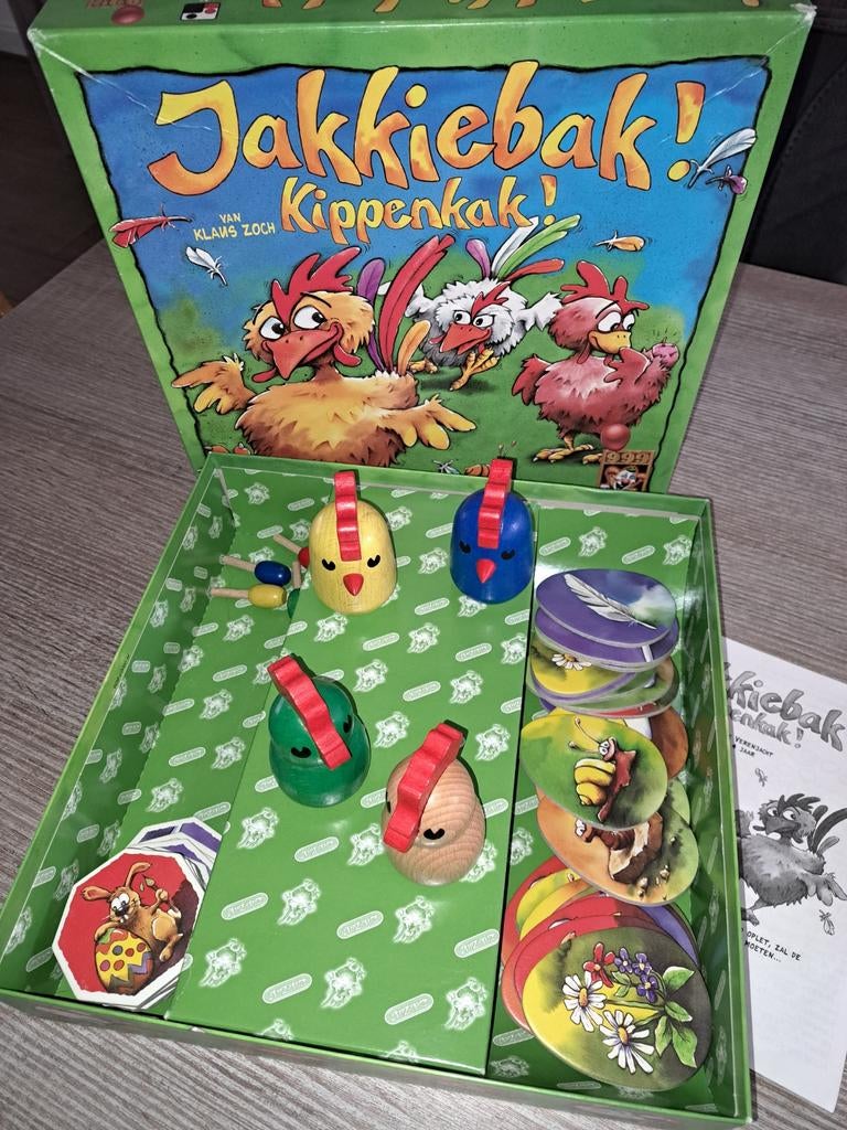 Jakkiebak kippenkak, Ophalen of Verzenden, Zo goed als nieuw