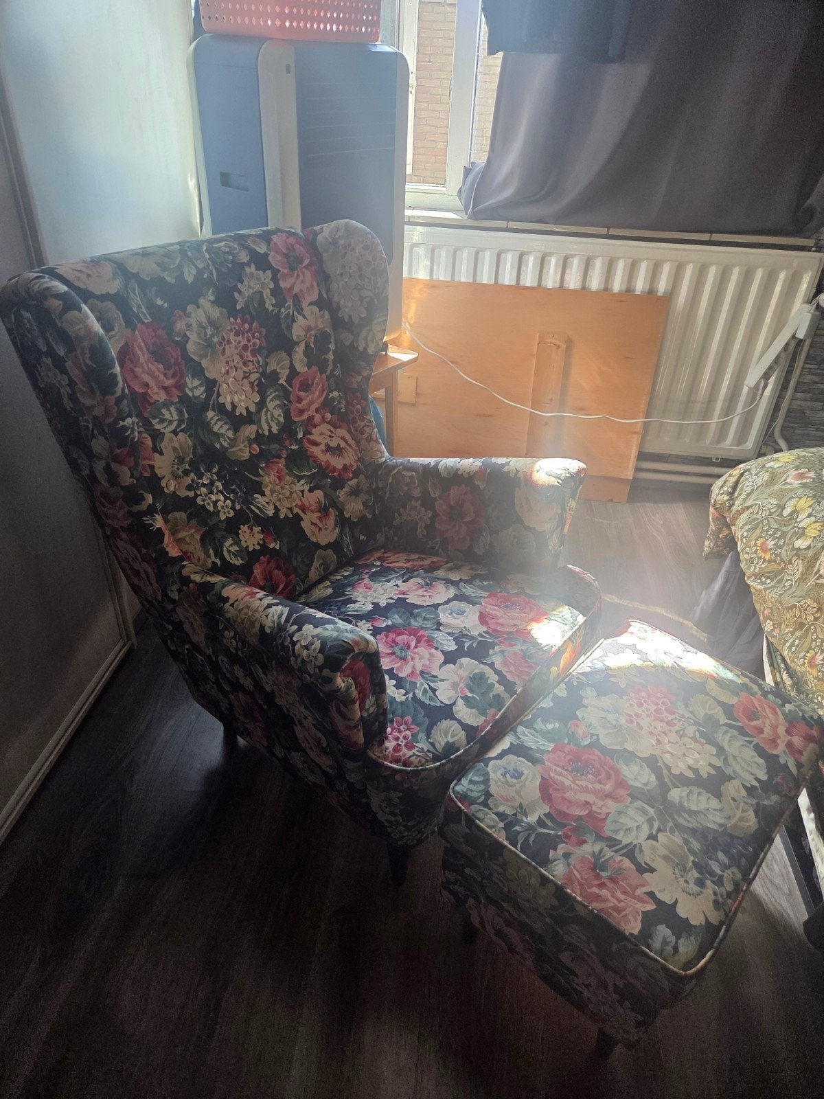 Ikea Strandmon, Huis en Inrichting, Fauteuils, Ophalen, 75 tot 100 cm, Zo goed als nieuw, Stof