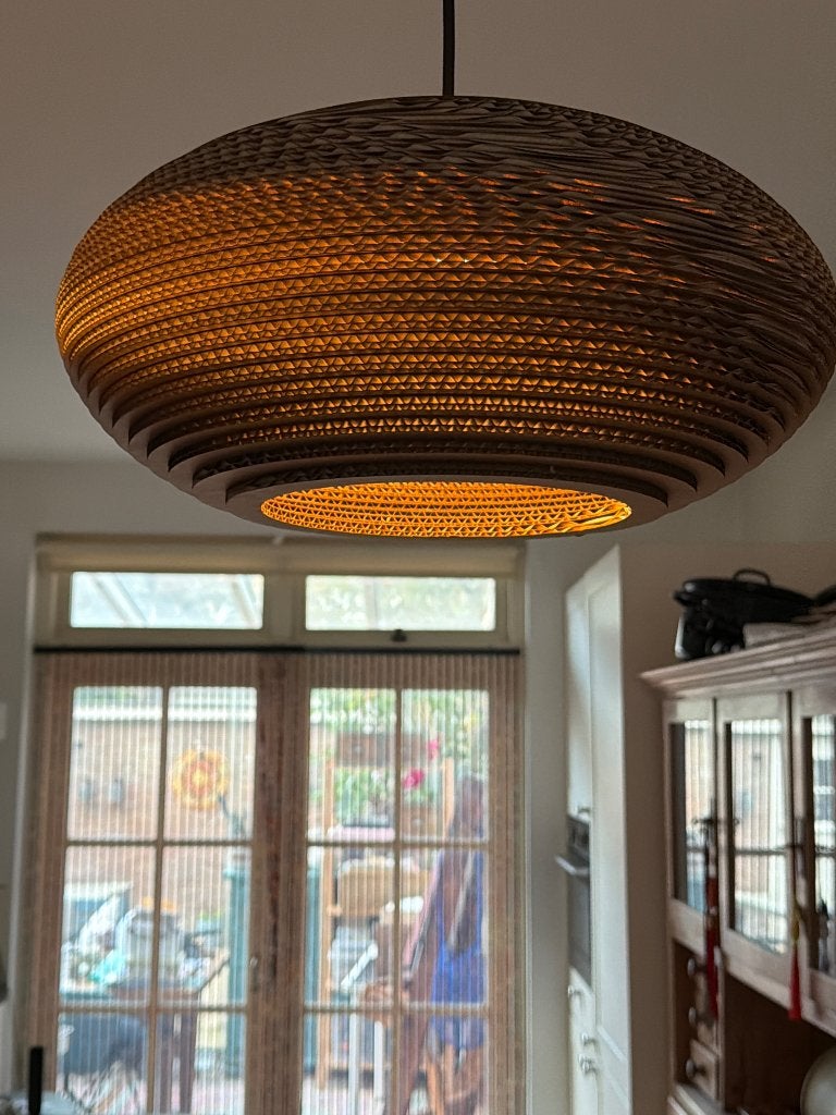 Hanglamp, Huis en Inrichting, Ophalen, Zo goed als nieuw, Overige materialen, E27 (groot)