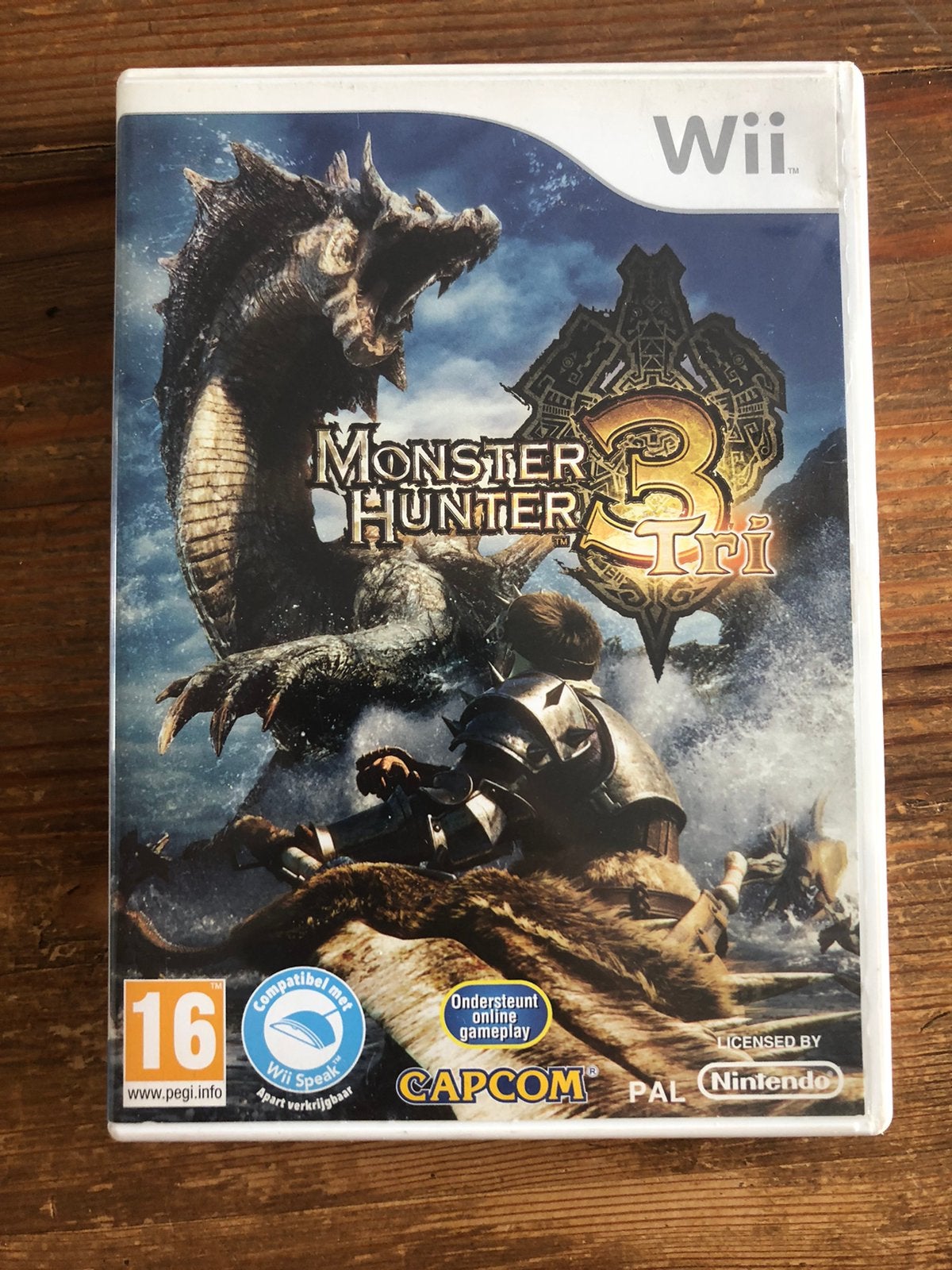 Monster Hunter Tri Wii, 1 speler, Ophalen of Verzenden, Zo goed als nieuw, Avontuur en Actie