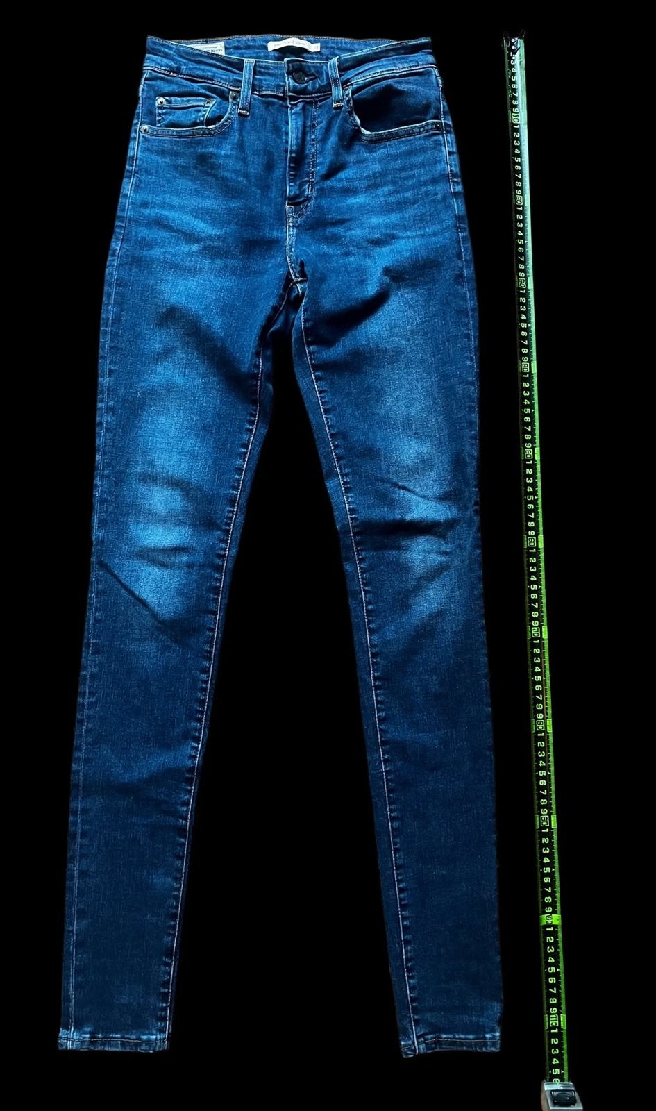Levi's Premium 721 High Rise Skinny Jeans W28 L34, Ophalen of Verzenden, Zo goed als nieuw, Blauw, W28 - W29 (confectie 36)