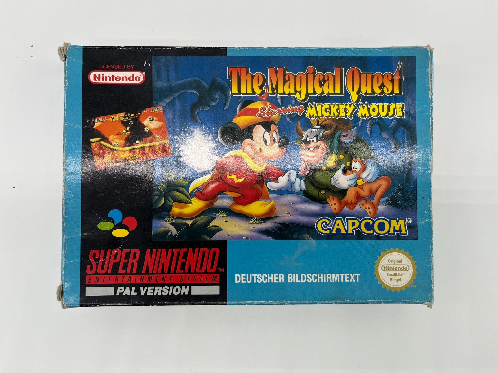 The Magical Quest Starring Mickey Mouse SNES PAL FRG CIB, Spelcomputers en Games, Avontuur en Actie, 1 speler, Ophalen of Verzenden