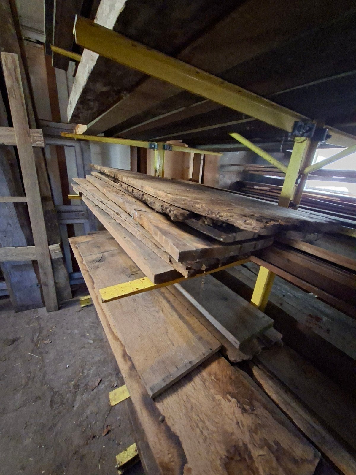 Diverse eiken planken etc, Ophalen