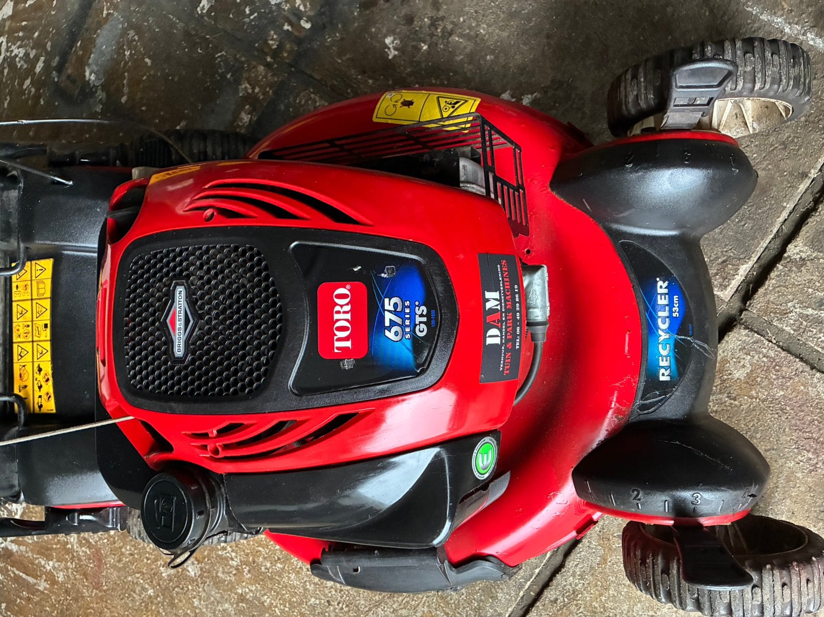 Nette topkwaliteit TORO 675 GTS hydro, Ophalen, Gebruikt, 50 cm of meer