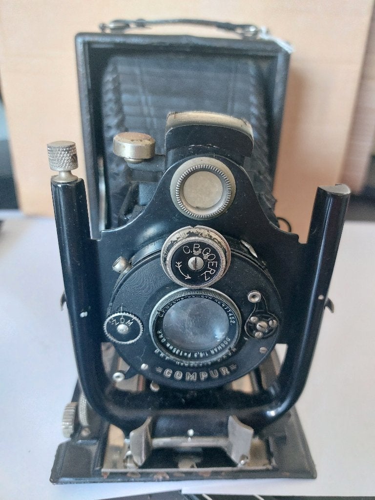 Antieke C.P. Goerz Dogmar camera, Ophalen of Verzenden, Voor 1940, Fototoestel