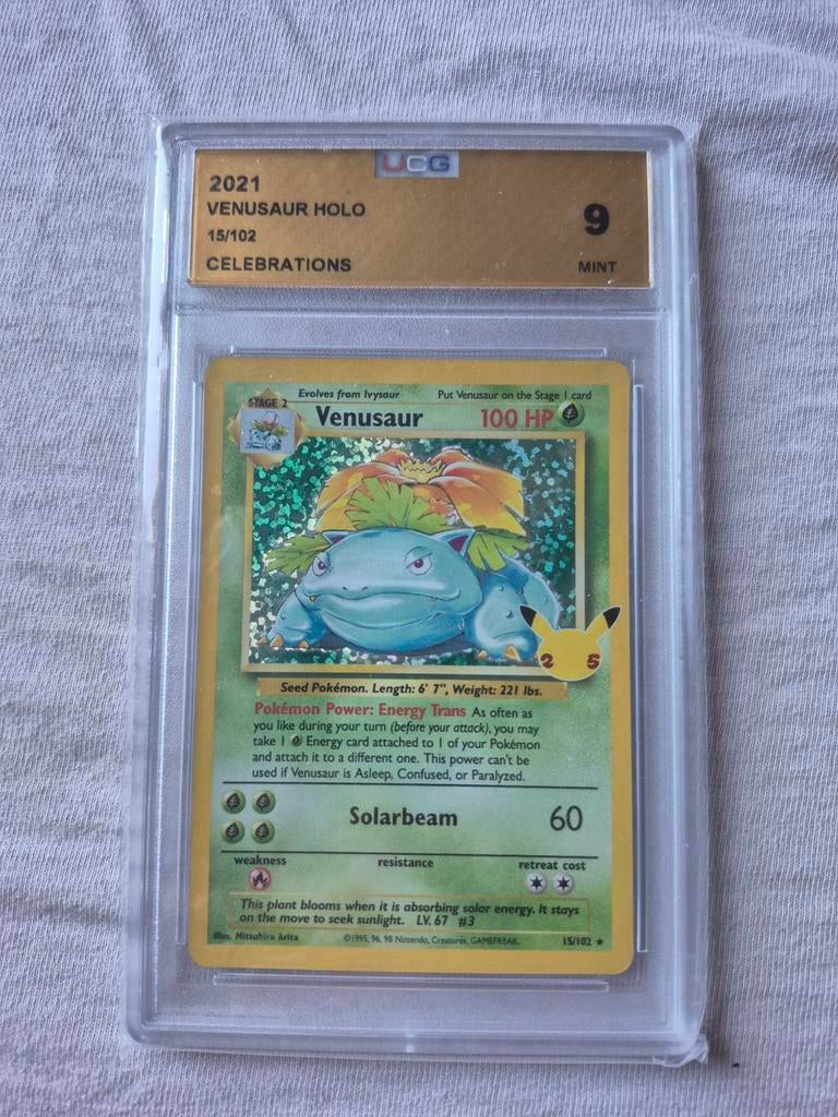 Venusaur Holo Celebrations 15/102 2021 UCG9 Pokémonkaart, Verzenden, Zo goed als nieuw