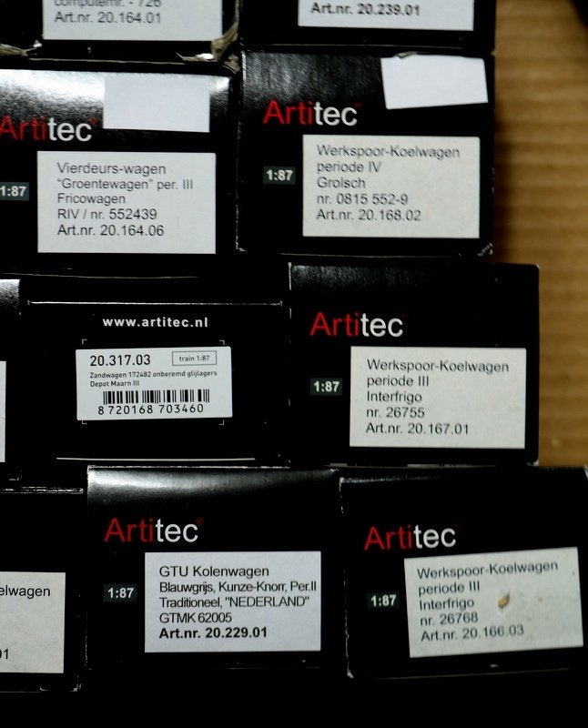 modeltreinen ARTITEC H0 wagons, Overige merken, Gebruikt, Gelijkstroom of Wisselstroom, Wagon