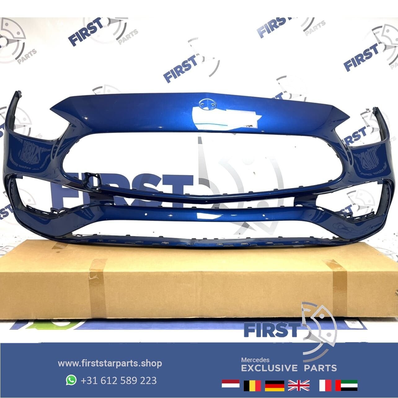 W206 S206 AMG VOORBUMPER KAAL 2021-2024 WIT ZWART GRIJS BLAU, Gebruikt, -, Voor, Ophalen of Verzenden