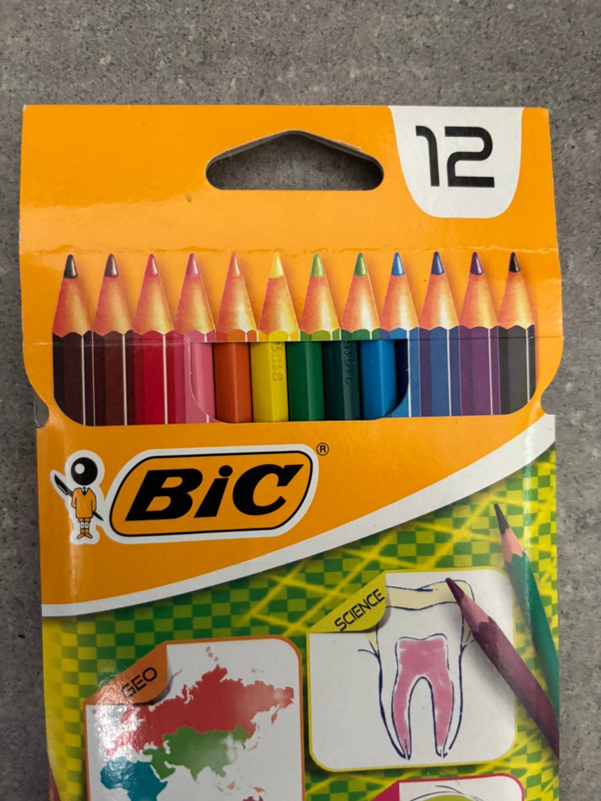 Bic kleurpotloden 12 stuks nieuw, Ophalen of Verzenden, Nieuw, Potlood of Stift