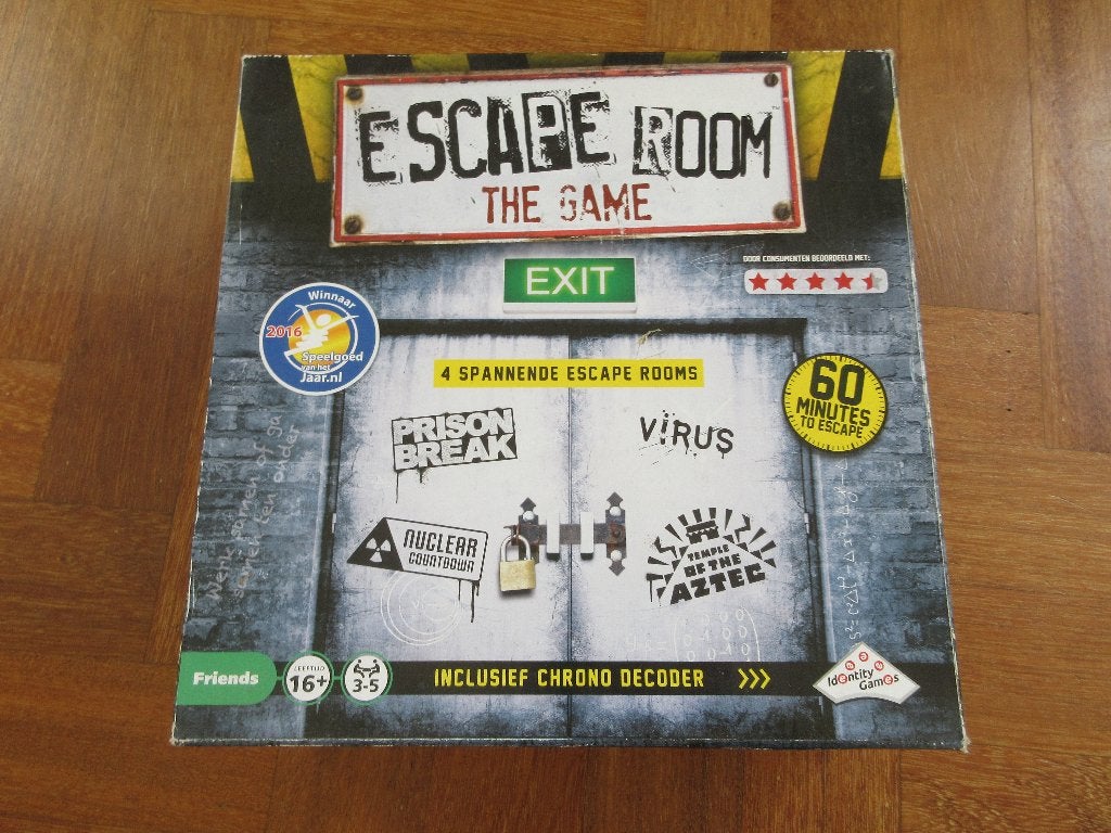 Escape room The Game, Ophalen of Verzenden, Nieuw