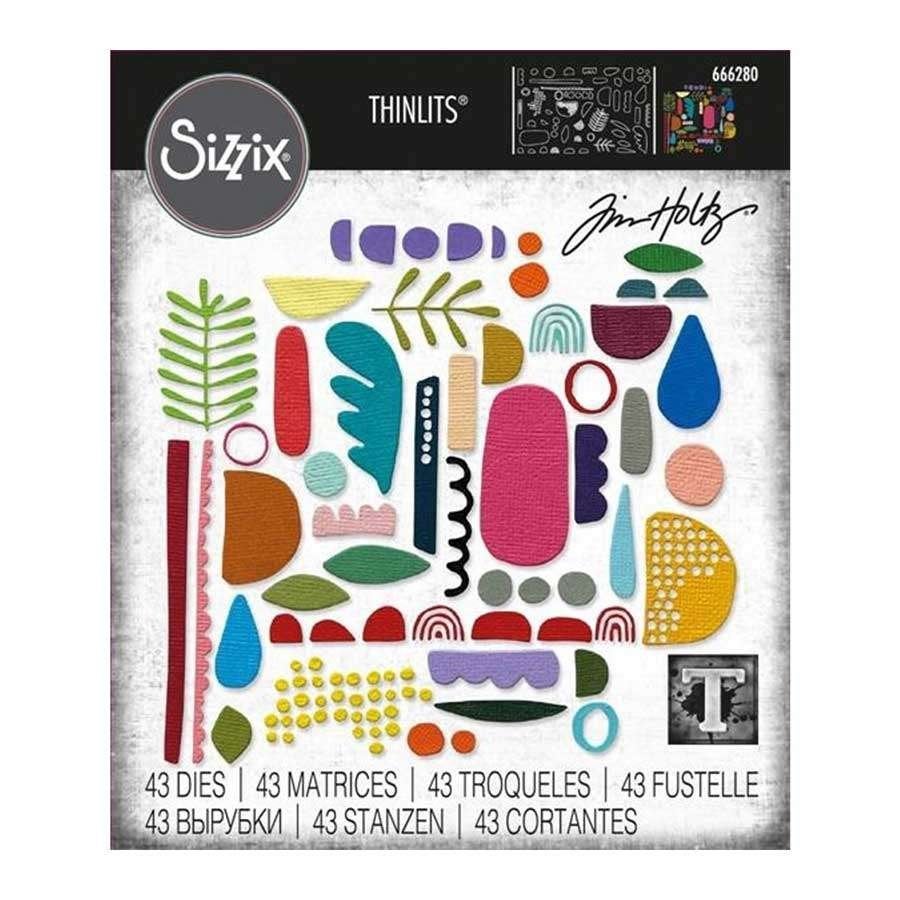 Sizzix Tim Holtz Thinlits Abstract Elements #666280, Verzenden, Nieuw, Frame of Mal, Sizzix