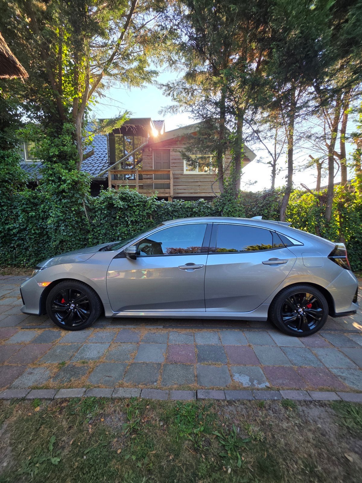 Honda Civic 1.0 I-vtec 129pk CVT 5D 2019 Grijs, Auto's, Honda, 15 km/l, 988 cc, Particulier, 500 kg