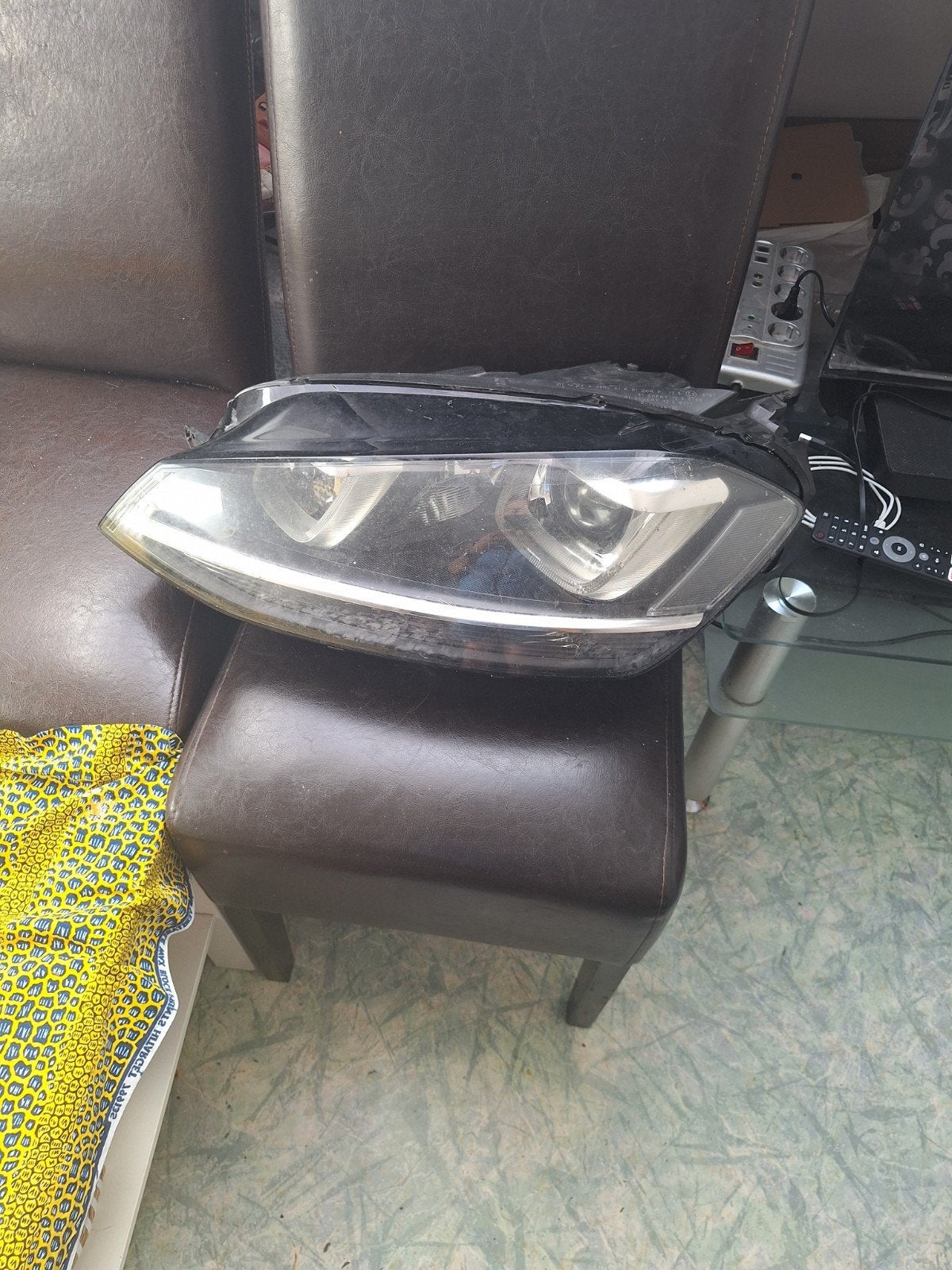 Volkswagen Golf 7 koplamp van 1.0 links voor, Auto-onderdelen, Verlichting, Ophalen of Verzenden, Gebruikt, Volkswagen