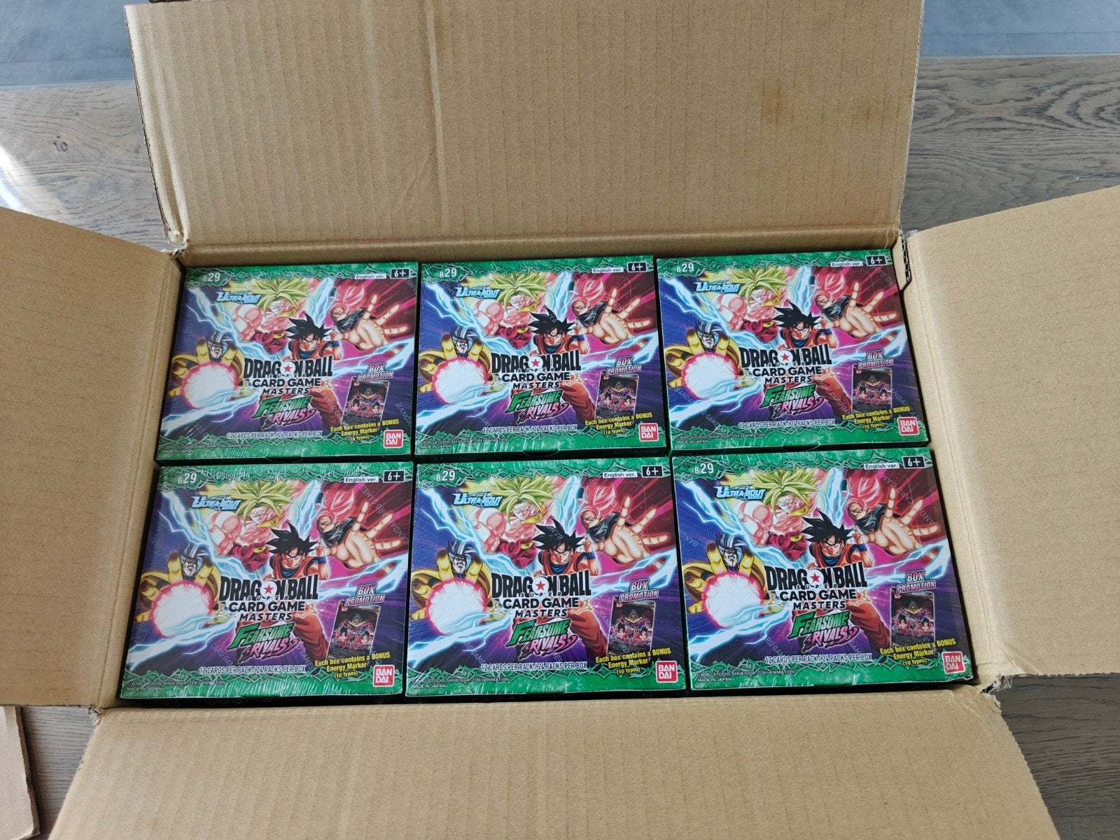 Dragonball Super BT29 Fearsome Rivals Booster Box Sealed !, Ophalen of Verzenden, Nieuw, Boosterbox, Foil