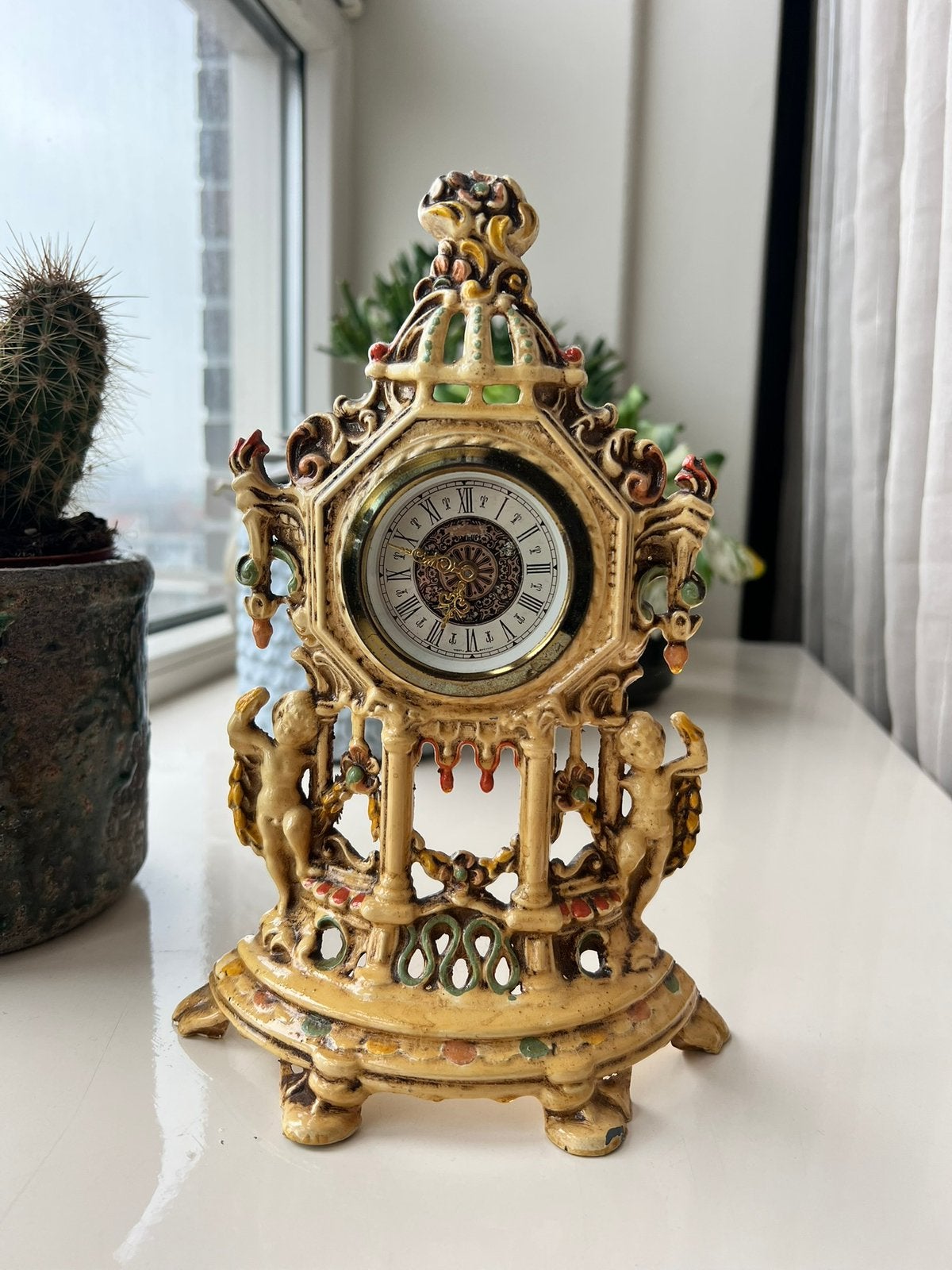 Vintage schouwklok, Ophalen of Verzenden