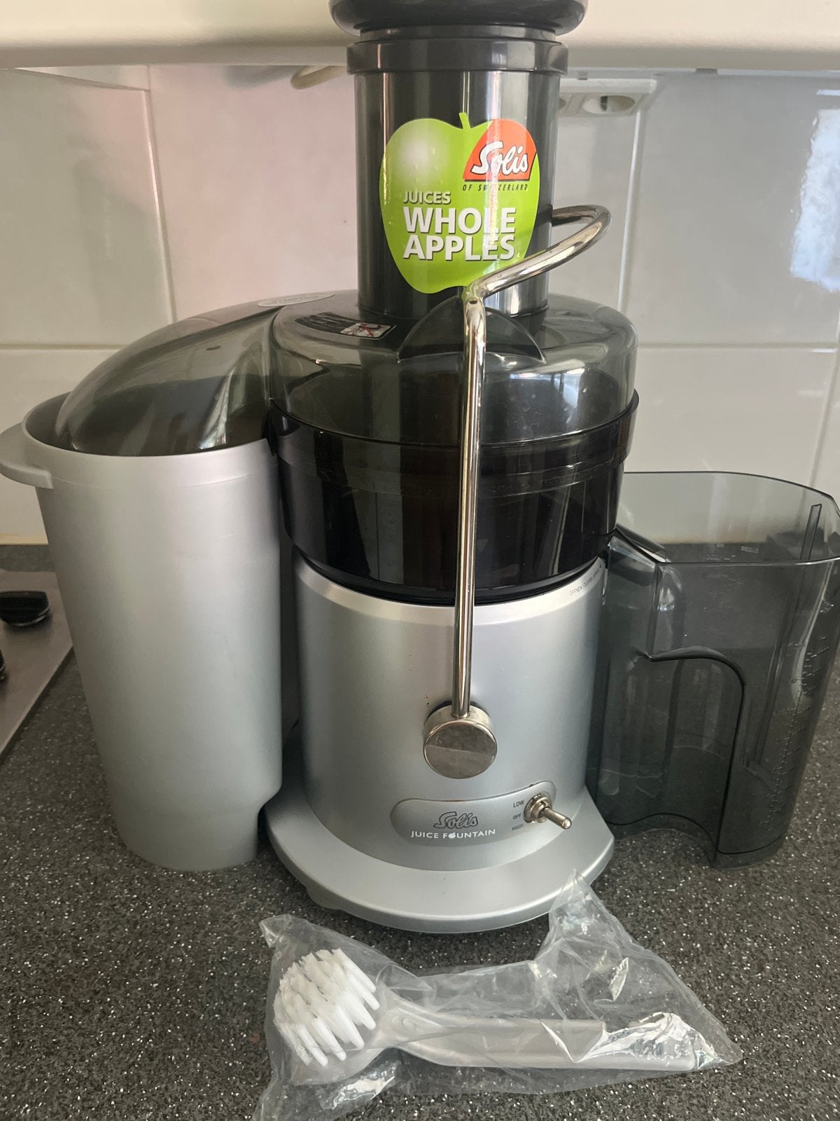 Solis Juice Fountain sapcentrifuge - Zo goed als nieuw, Ophalen of Verzenden, Zo goed als nieuw, Elektrisch, Sapcentrifuge