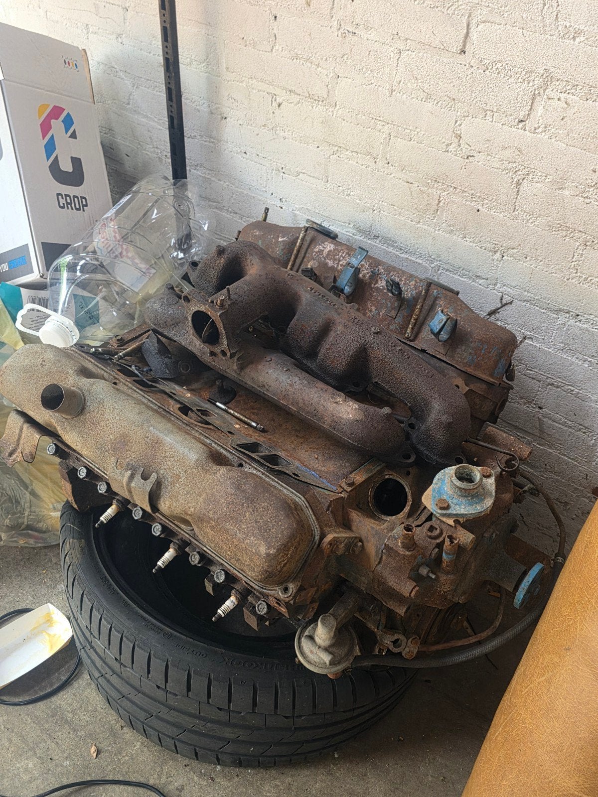 383 v8 mopar bigblock 1969 , dodge, Ophalen of Verzenden, Dodge