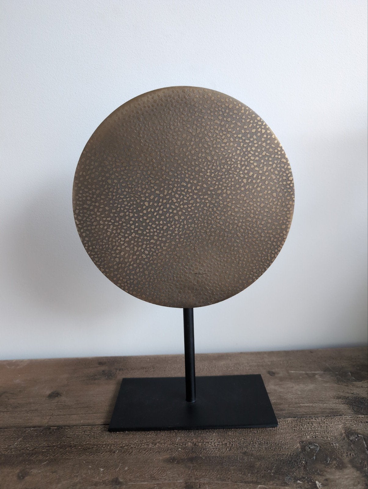 Light & Living Ornament Japandi goudkl. op standaard, Zwart, Ophalen of Verzenden, Zo goed als nieuw, Metaal
