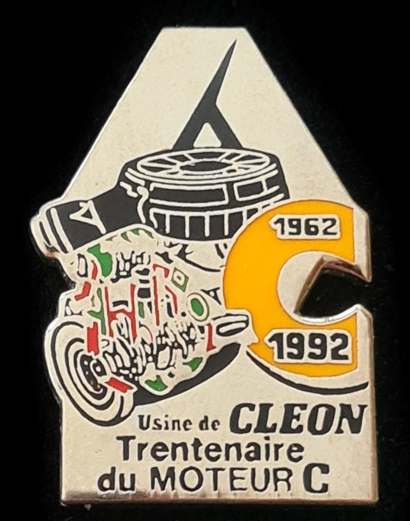 Renault Cleon- Trentenaire du Moteur 1962-1992 pin, Verzenden, Nieuw, Transport, Speldje of Pin
