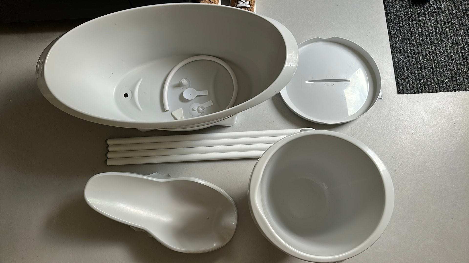 Luma baby badset - compleet met badje, standaard en emmer, Kinderen en Baby's, Badjes en Verzorging, Gebruikt, Badje, Standaard