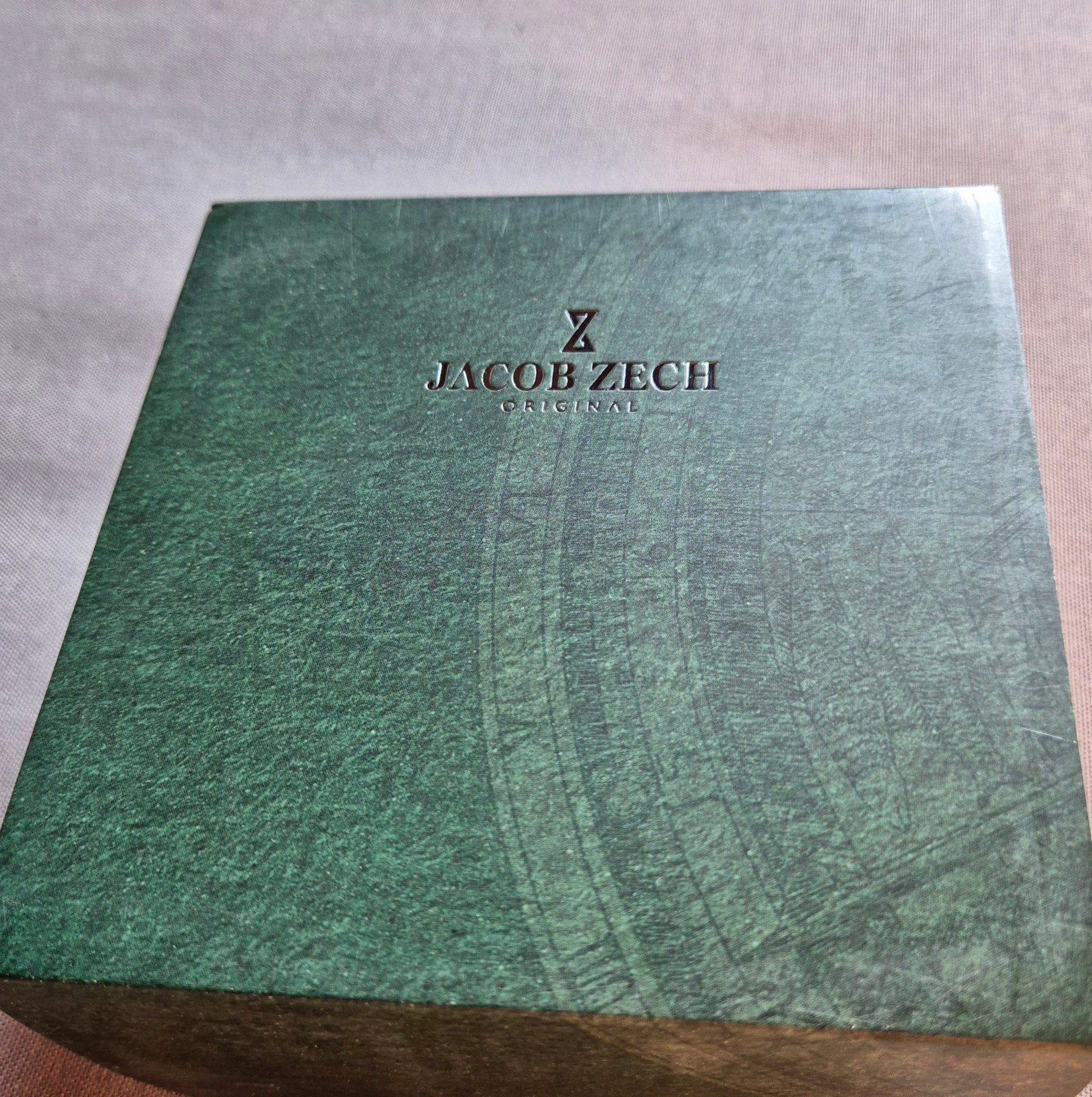 Jacob zech z8. Gloednieuw in doos. Ongedragen., Overige merken, Staal, Staal, Polshorloge