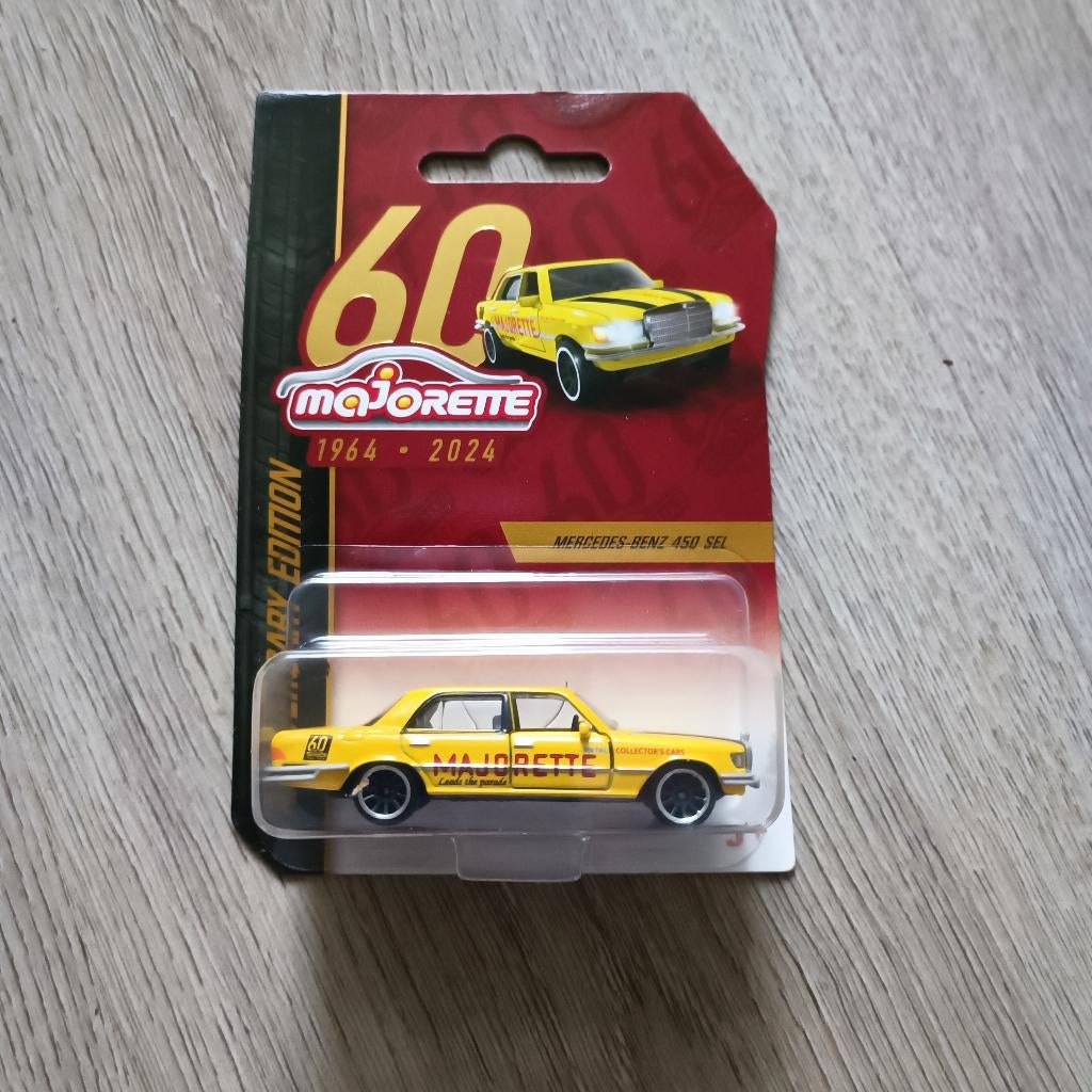 MAJORETTE 60TH ANNIVERSARY EDITION MERCEDES BENZ 450 SEL, Ophalen of Verzenden, Nieuw, Auto