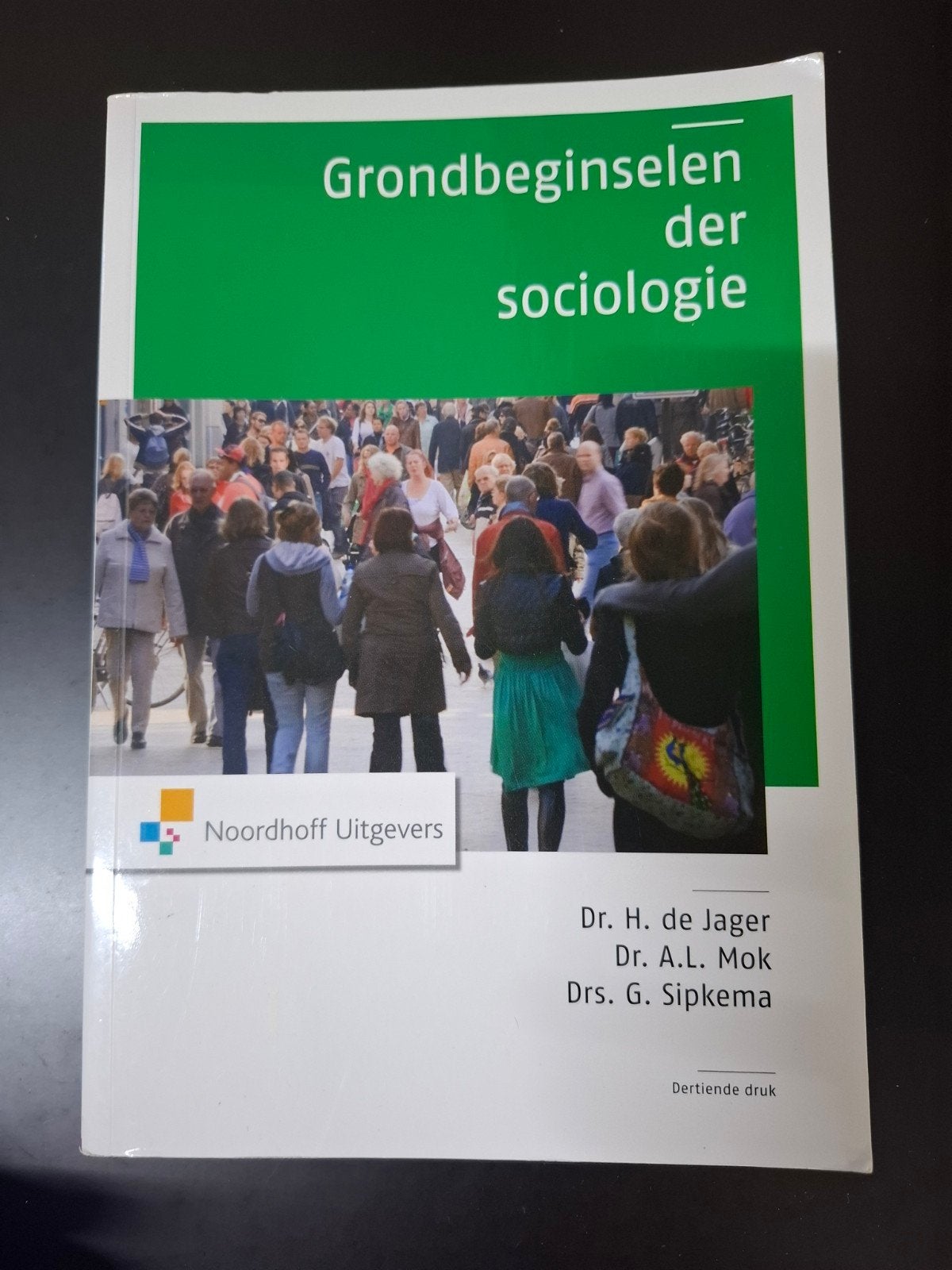 H. de Jager - Grondbeginselen der sociologie, Boeken, Verzenden, Zo goed als nieuw, H. de Jager; G. Sipkema; Albert L. Mok