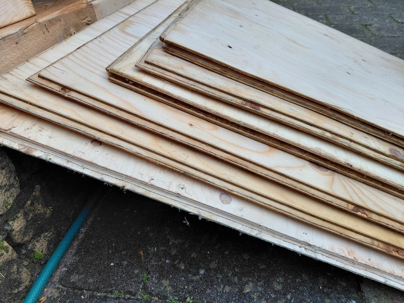 Houd planken, Ophalen