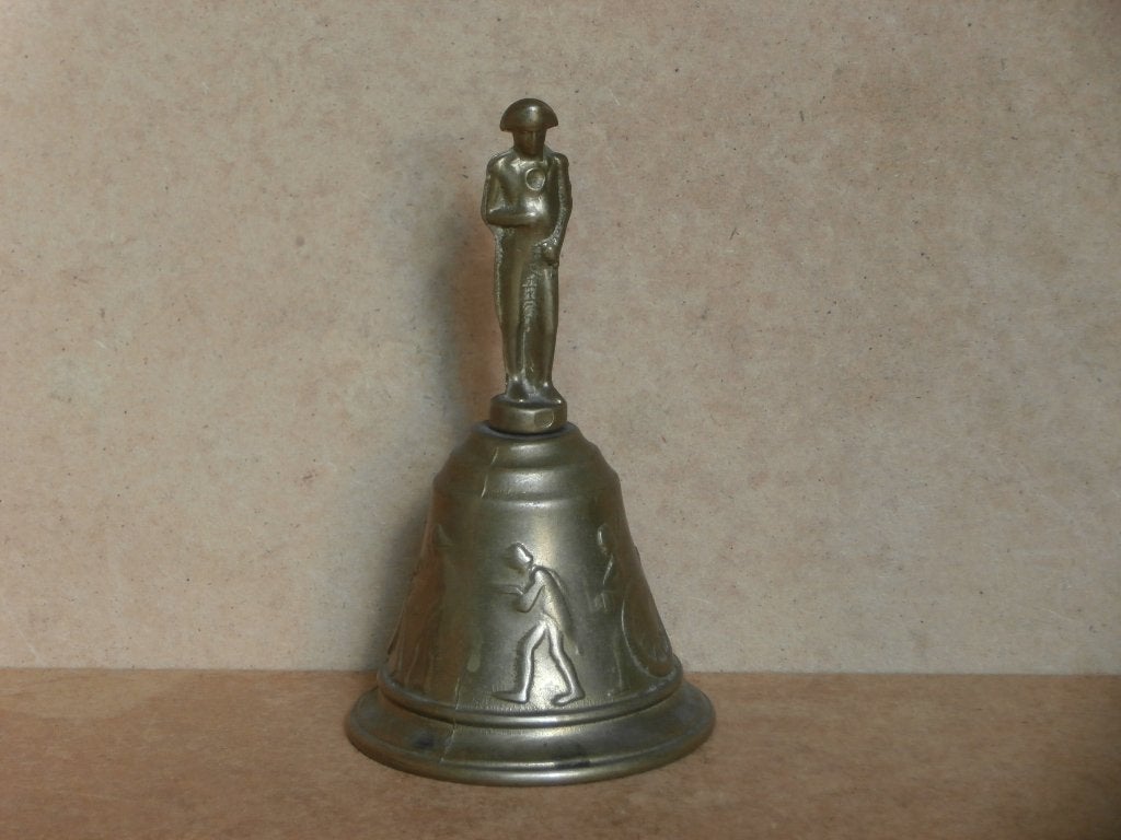 Oud tafelbel Napoleon Bonaparte beeldje handvat tafel bel, Antiek en Kunst, Antiek | Koper en Brons, Ophalen of Verzenden, Koper