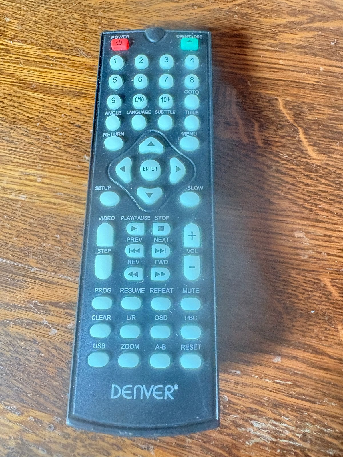 Afstandsbediening Denver DVH-7787 DVD-speler, Ophalen of Verzenden, Gebruikt, Origineel, Dvd