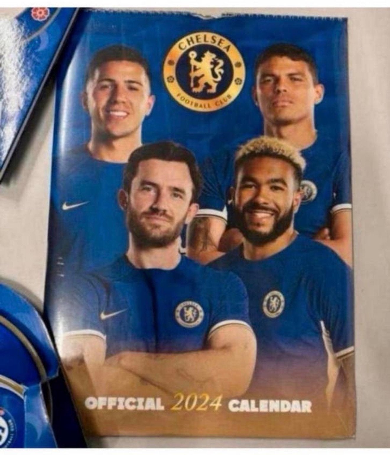 Chelsea Football club 2024 - A3 Kalender dinner set 2 boeken, Buitenlandse clubs, Overige typen, Nieuw, Ophalen of Verzenden
