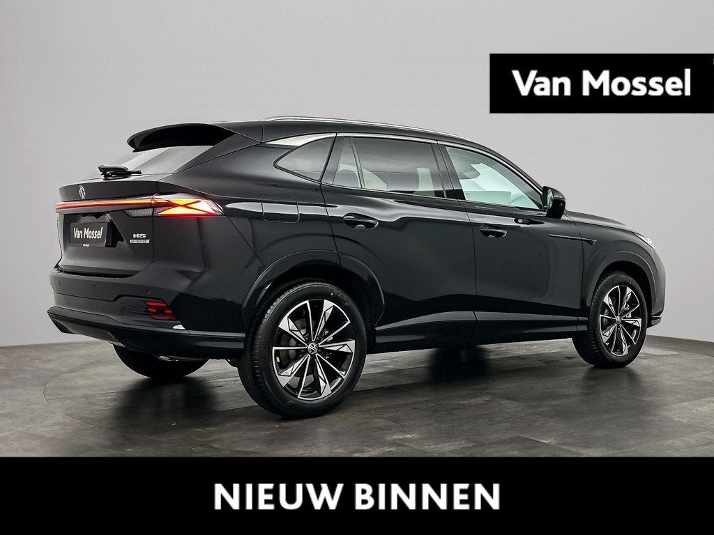 MG HS Hybrid+ 1.5 Luxury, Auto's, MG, 12 maanden, Gebruikt, 4 cilinders, Zwart