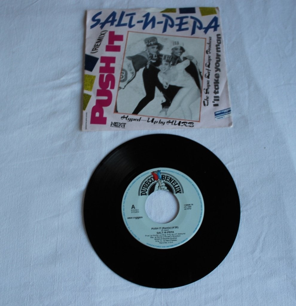 salt-n papa - push it remix, 7 inch, Ophalen of Verzenden, Zo goed als nieuw, Pop
